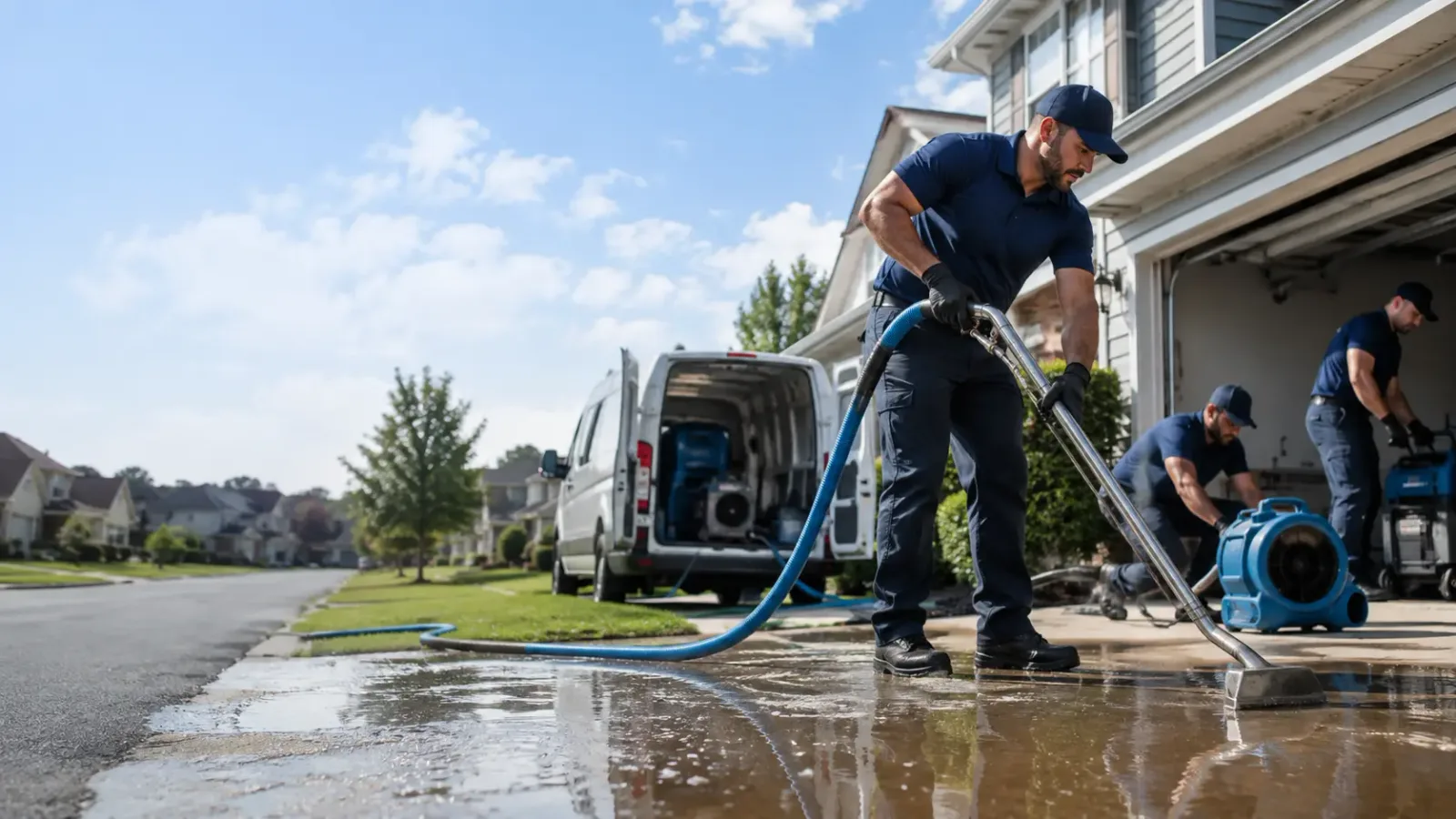 Flood Damage Restoration in Fletcher, OH